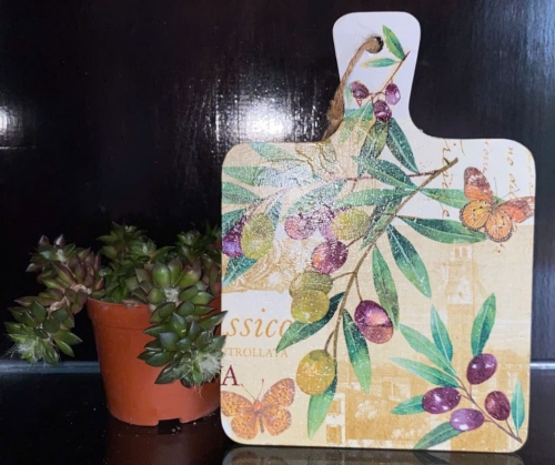 Thớt gỗ trang trí loại nhỏ 15 x 15cm
