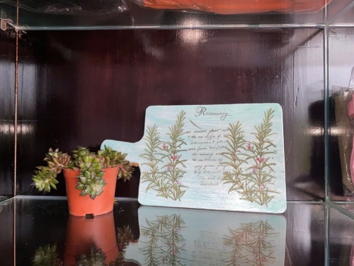 Thớt gỗ trang trí loại lớn 17,5 x 23,5cm